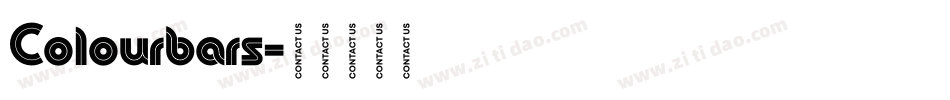 Colourbars字体转换