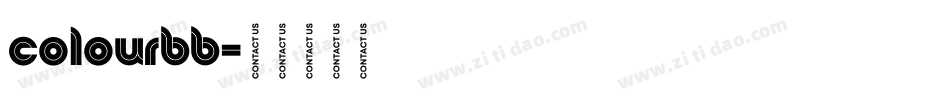 colourbb字体转换