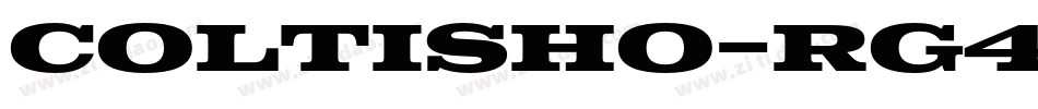 Coltisho-rg459字体转换