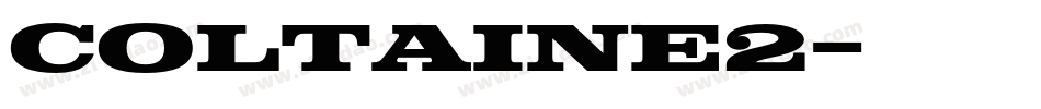 coltaine2字体转换