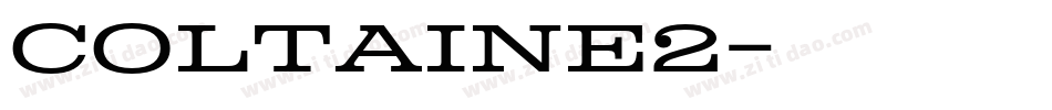 coltaine2字体转换