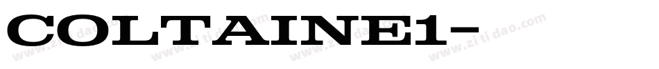 Coltaine1字体转换