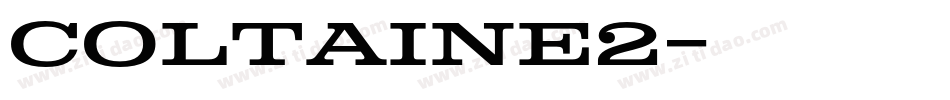 coltaine2字体转换