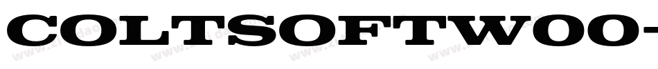 ColtSoftW00-Black字体转换
