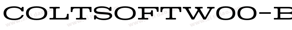 ColtSoftW00-Black字体转换