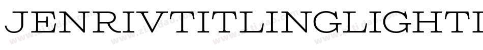 JenrivTitlingLightItalic-qZ21d字体转换