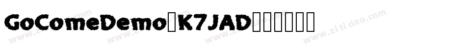 GoComeDemo-K7JAD字体转换