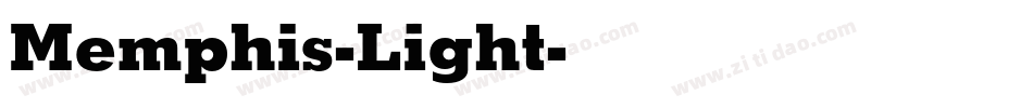 Memphis-Light字体转换