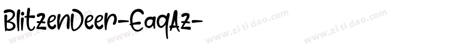 BlitzenDeer-EaqAz字体转换