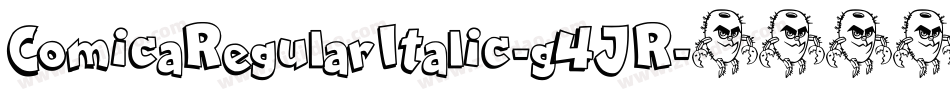 ComicaRegularItalic-g4JR字体转换