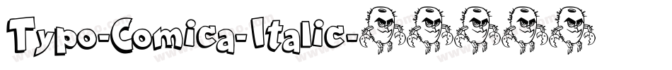 Typo-Comica-Italic字体转换