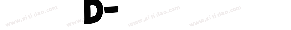 louD字体转换
