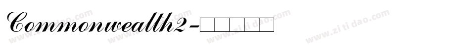 Commonwealth2字体转换