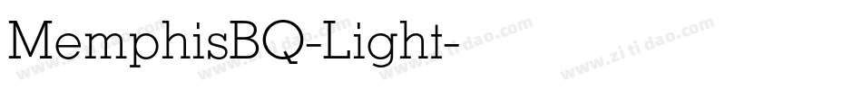 MemphisBQ-Light字体转换