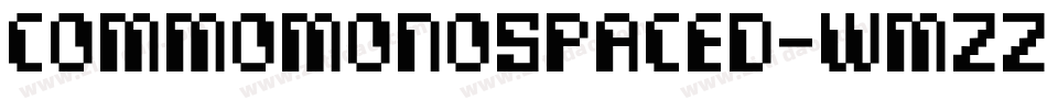 CommoMonospaced-WmZz字体转换