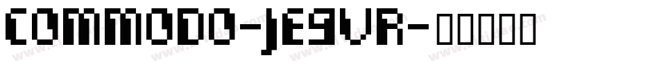 Commodo-jE9VR字体转换