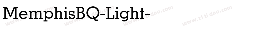 MemphisBQ-Light字体转换