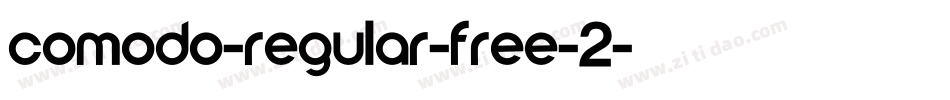 Comodo-Regular-Free-2字体转换