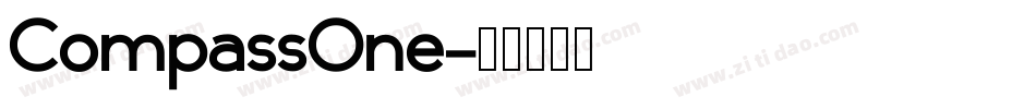 CompassOne字体转换