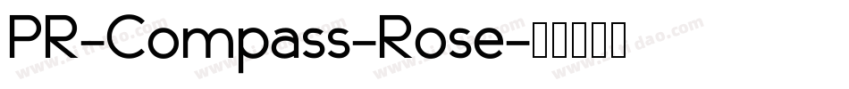 PR-Compass-Rose字体转换