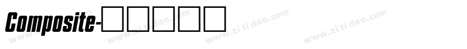 Composite字体转换
