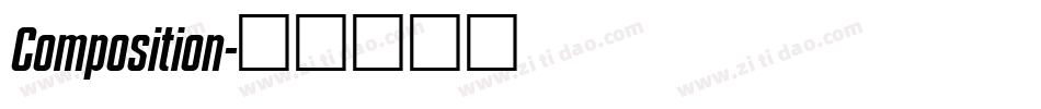Composition字体转换