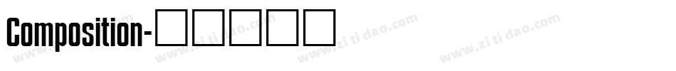 Composition字体转换