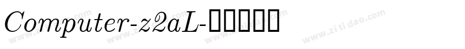 Computer-z2aL字体转换