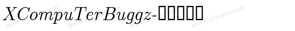 XCompuTerBuggz字体转换