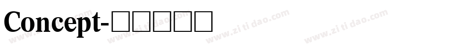 Concept字体转换