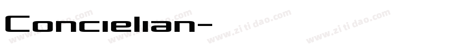 Concielian字体转换