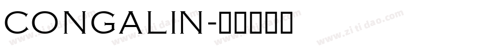 CONGALIN字体转换