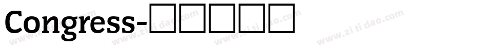 Congress字体转换