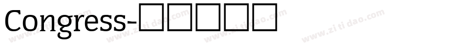Congress字体转换