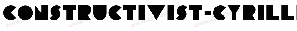 Constructivist-Cyrillic字体转换 Constructivist-Cyrillic字体转换