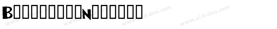 BitchslapN字体转换