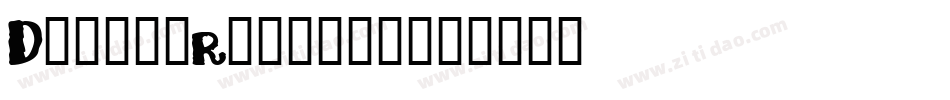 Dizzy-Regular字体转换
