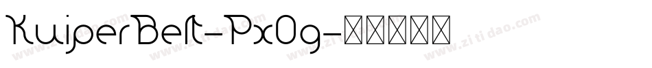 KuiperBelt-Px0g字体转换