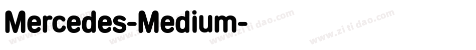 Mercedes-Medium字体转换