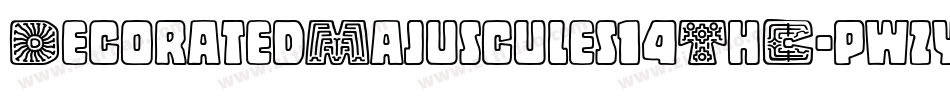 DecoratedMajuscules14ThC-pwzy字体转换