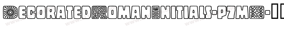 DecoratedRomanInitials-p7mO字体转换