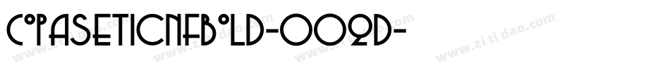 CopaseticNfBold-OOqd字体转换