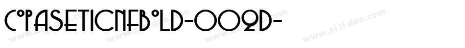 CopaseticNfBold-OOqd字体转换