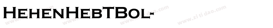 HehenHebTBol字体转换