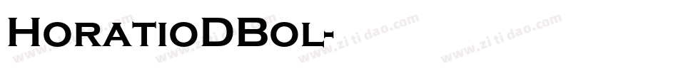 HoratioDBol字体转换
