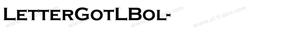 LetterGotLBol字体转换