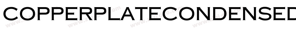 CopperplateCondensedBQ-Heavy字体转换
