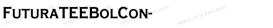 FuturaTEEBolCon字体转换