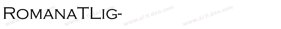 RomanaTLig字体转换