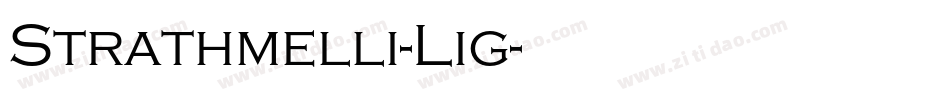 Strathmelli-Lig字体转换